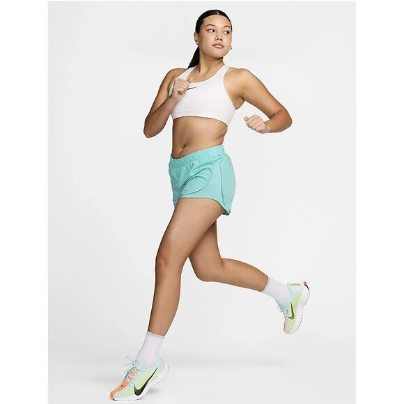 Nike Dri-Fit Tempo Running Shorts Women's M Green Mid Rise Active Gym Exercise - Picture 7 of 10